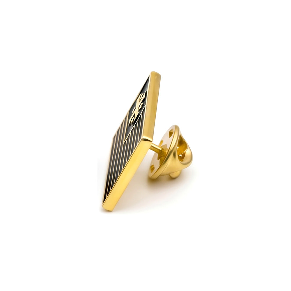 Christian Nationalism Flag Pin - B&W